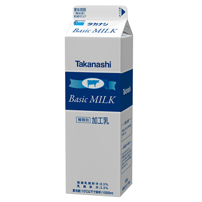 ベーシックミルク1000ml | タカナシミルク WEB SHOP 法人・プロユース